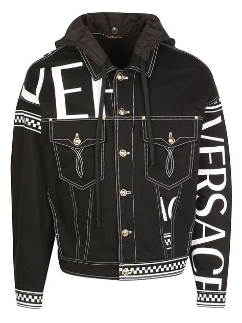 versace denim jacket mens